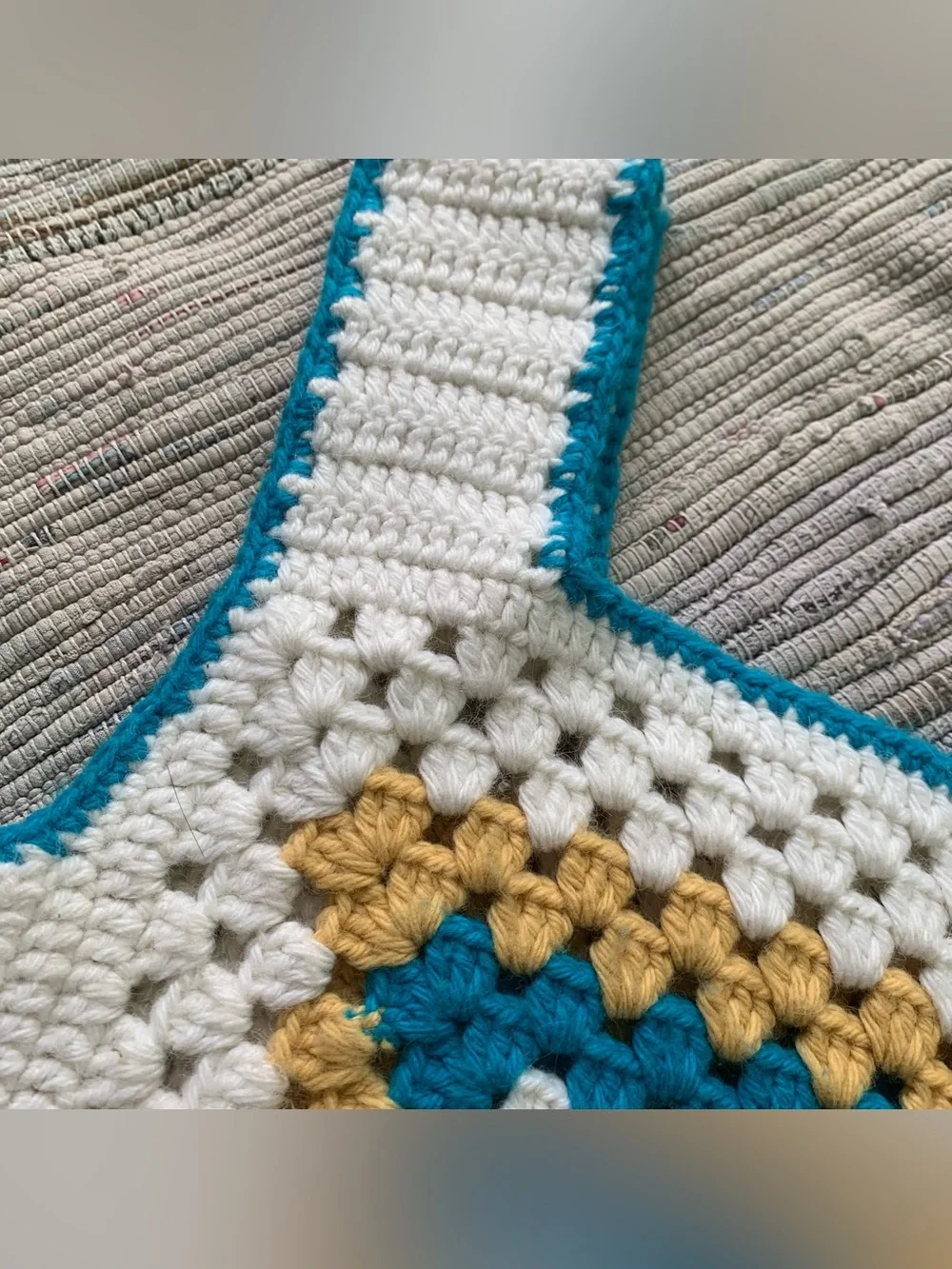 Handmade crochet vest Xs